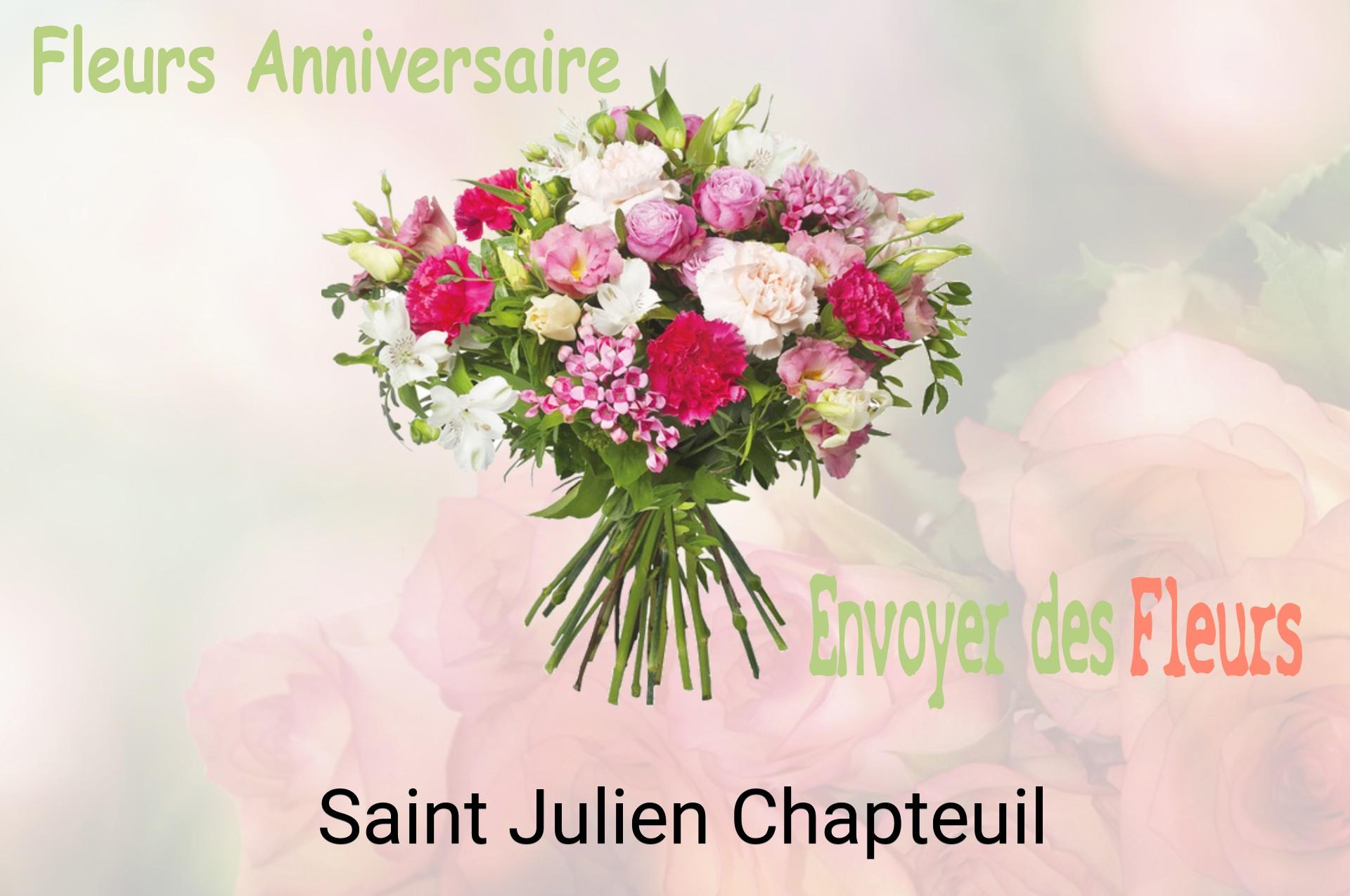 Bouquet de fleurs d’anniversaire livré à Saint-Julien-Chapteuil