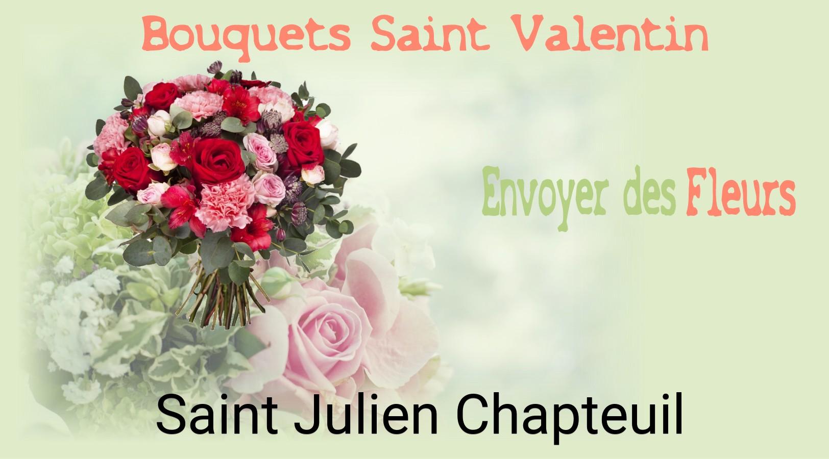 Roses de Saint-Valentin livrées à Saint-Julien-Chapteuil
